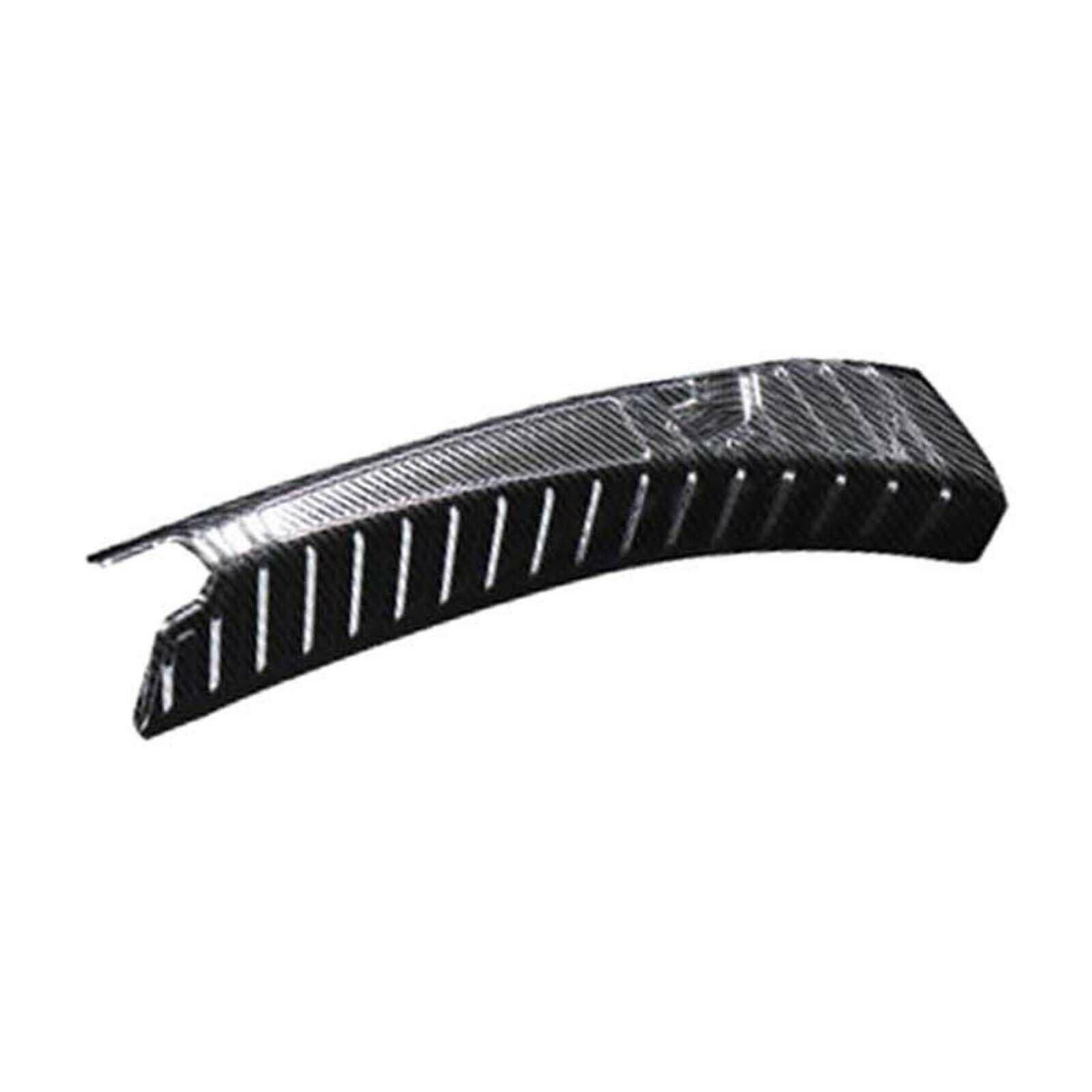2 Packs Inner Rear Trunk Protect Guard Sill Plate for Tesla Car Carbon fiber