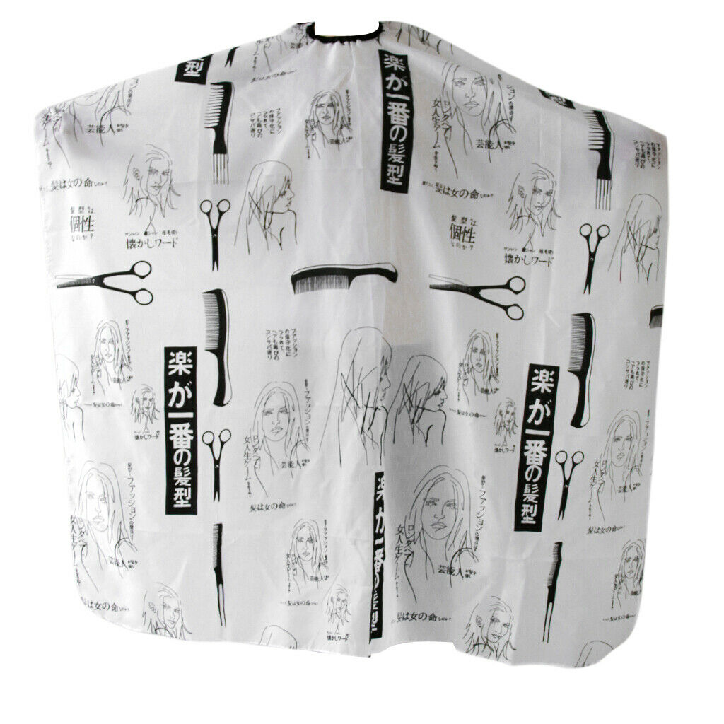 Stylish Salon Cutting Cape Waterproof Hair Gown Apron Wrap Cloth 51x42''