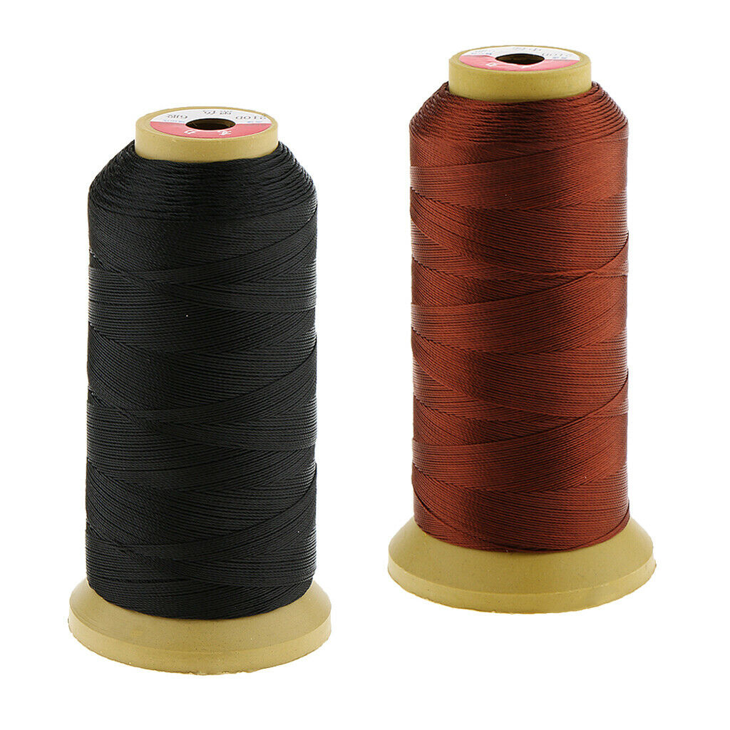 2pcs Hair Sewing Thread Sewing Bangs Thread Hair Extension Decor 0.4mm