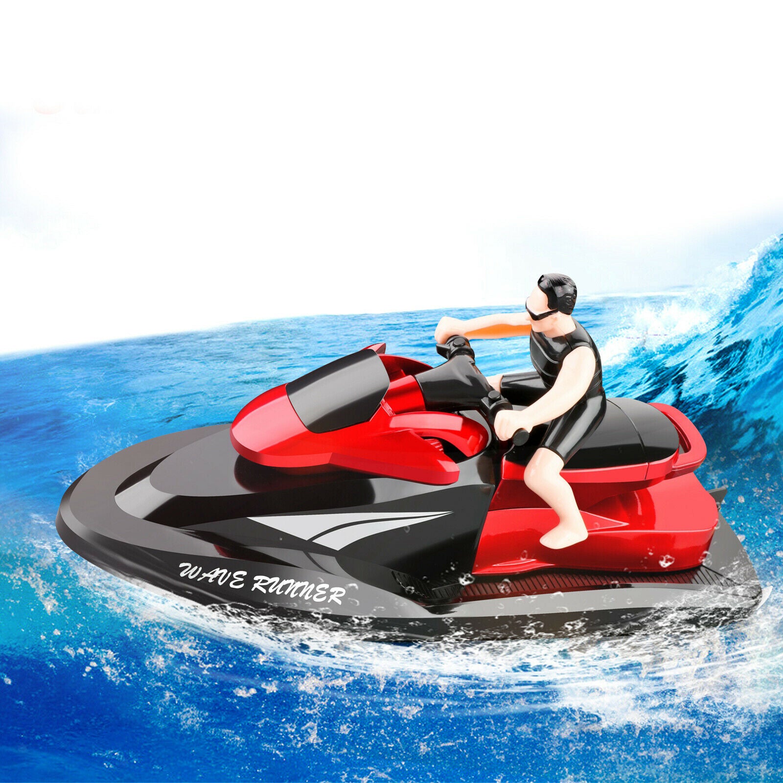 RC Boat Fast RC Boats Toys Gifts for Adults Kids 20Km/h RC 80m   battery