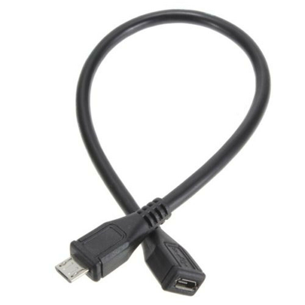 Micro USB 2.0 Male to Female M/F Extension Charging Data Charger Extender Cable