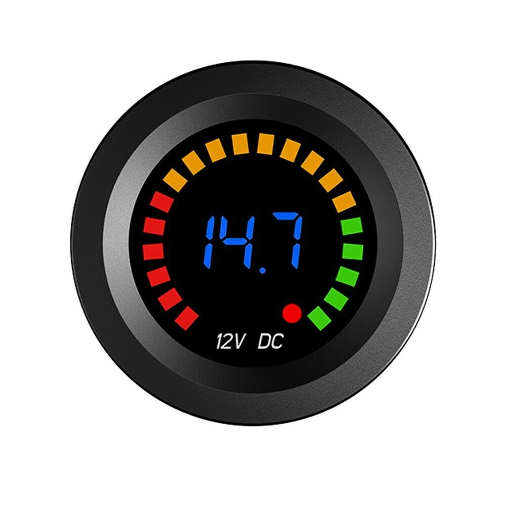 12V General Led Voltmeter Marine Part Replacement General Car Modified Voltmeter