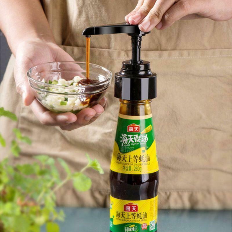 Syrup Bottle Pressure Nozzle Pump Head Squeezer Oyster Sauce Ketchup Dispensers