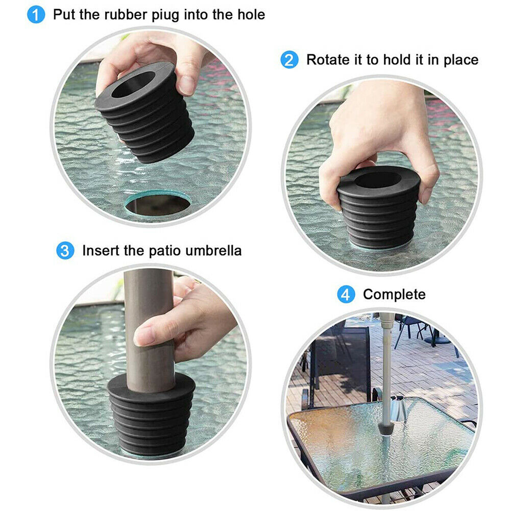 Patio Table Umbrella Cone Wedge Ring Fits Umbrella Pole Diameter 38mm