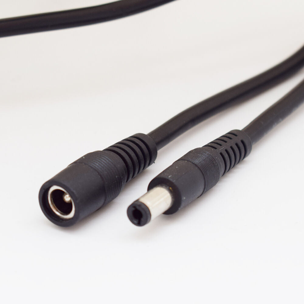 10x 1Meter/3.3ft DC Power Supply 5.5x2.5mm 2.5mm Male to Female Extension Cable