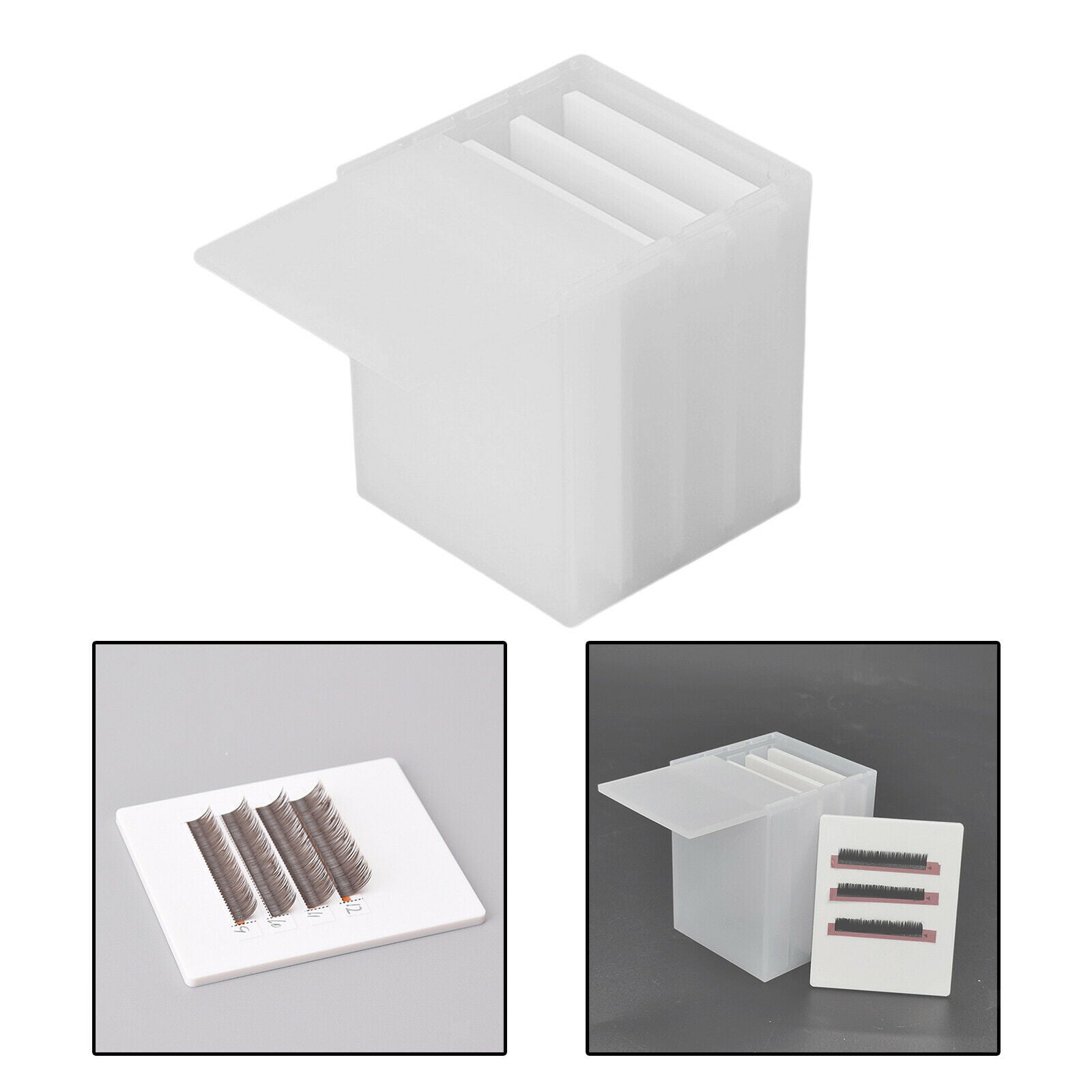 Eyelash Storage Box Makeup Display for Grafting Eyelash Individual Use