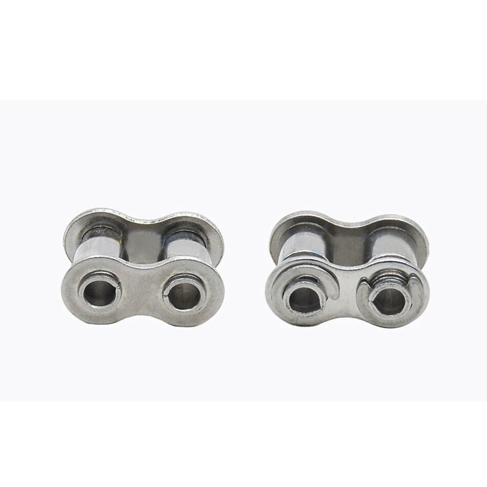 40# 08B-1 Stainless Steel Roller Chain Hollow Pin Connecting Link 40H x 1Pcs