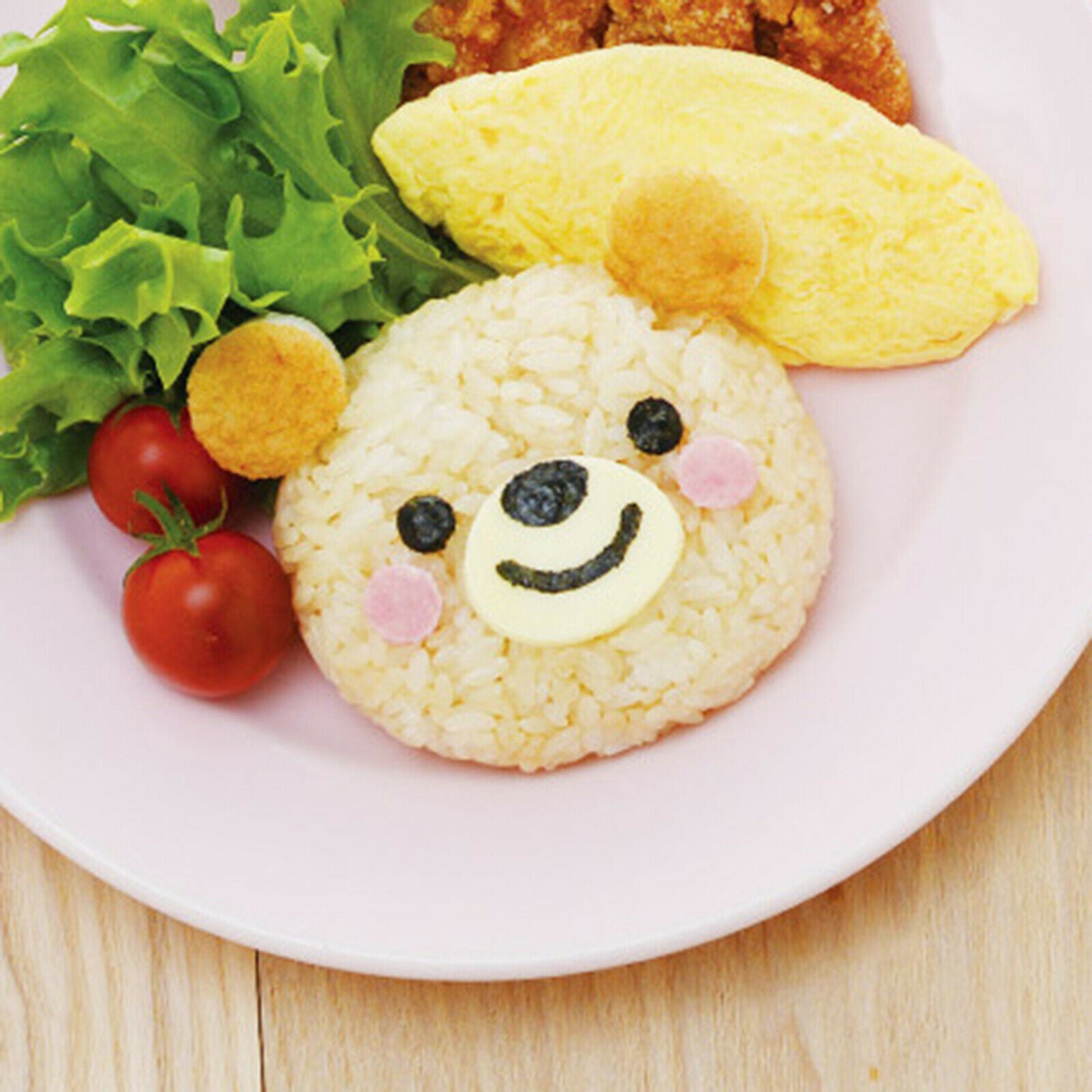Nori Kitchen Rice Decor Maker Kit Mould for Baby Meal Cute Bento Lunch Make