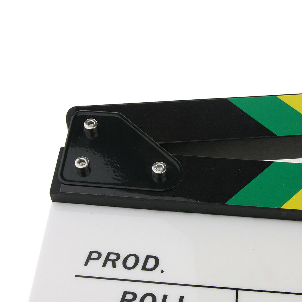 Movie Clapboard TV Film Clap Board Director Action Scene Cut Props Party Role
