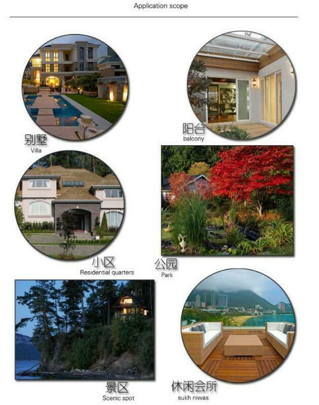 E27 Holder 90-260V Waterproof Outdoor Aluminium alloy Wall Lamp Sconce Lamp