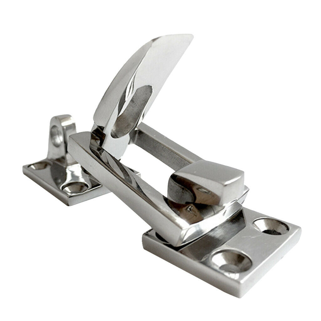 Stainless Steel Anti-Rattle Fastener Boat Latch Locker Hatch Clamp New