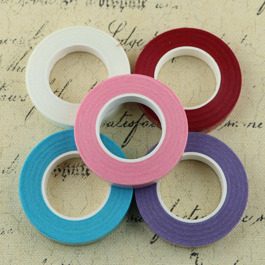 12PCS 30M FLORAL STEM WRAP TAPE FLORIST TAPE CORSAGE SUPPLIES OLIVE GREEN