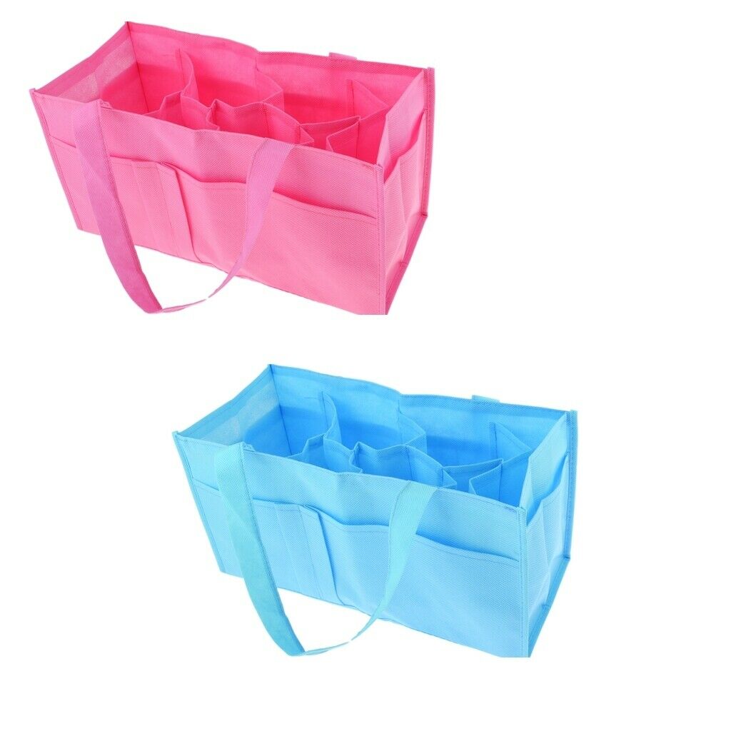 Women Travel Handbag Organizer Pouch Insert Purse Outdoor Camping Bag Blue