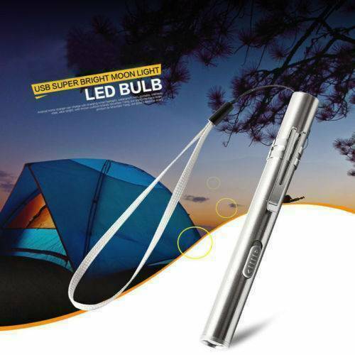 HOT 10000Lumens Portable Super Bright Led USB Rechargeable Pen Pocket Torch Lamp