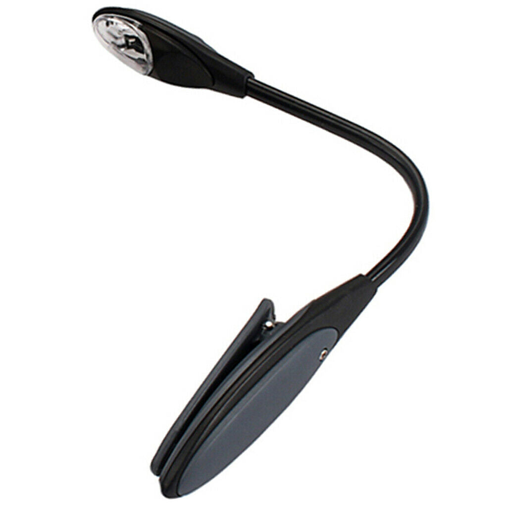 Book Light, LED Clip on Reading Light, Flexible Book Reading Lamp, Eye-Caring