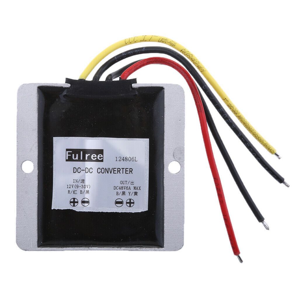 DC/DC Converter 12V/24V Step up to 48V/6A Volt Regulator Power Supply Module