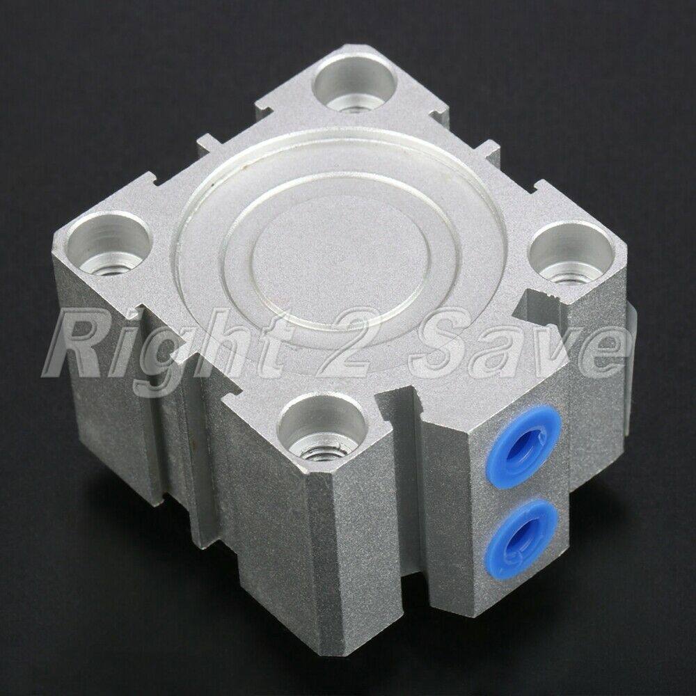 SDA40 x10 Pneumatic SDA40-10mm Double Acting Compact AIR Cylinder Aluminum Alloy