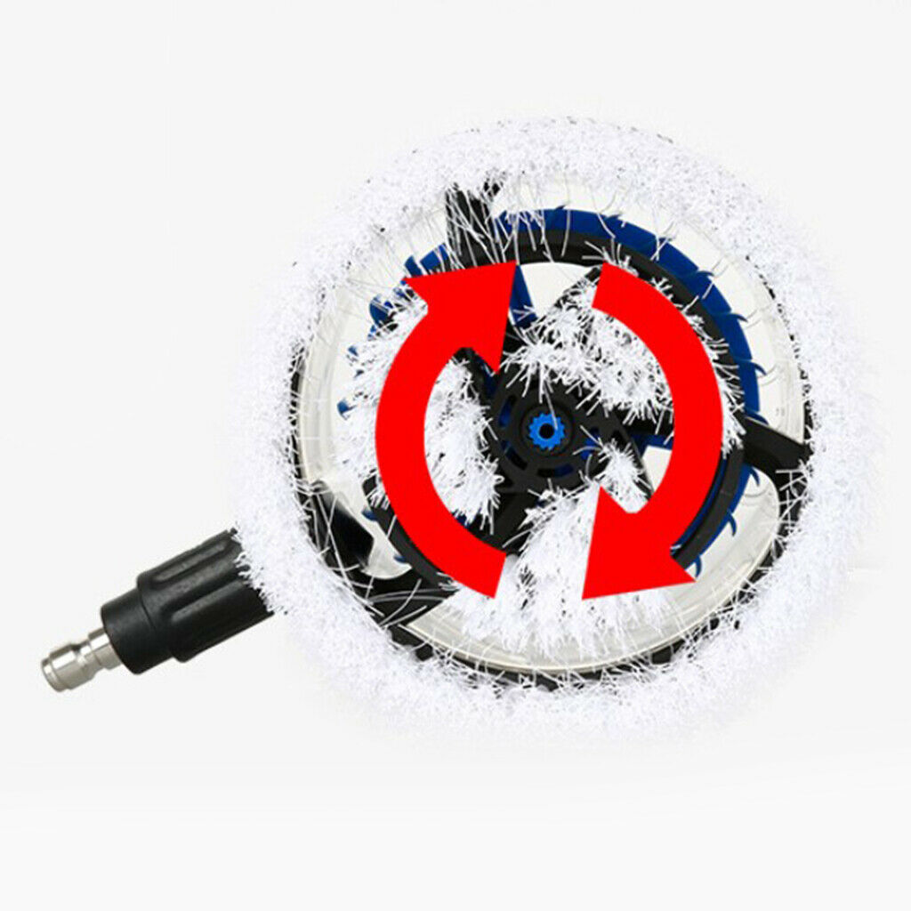 High-Pressure Water  Portable Auto Car Rotating Wash Brush Cleaning Tool
