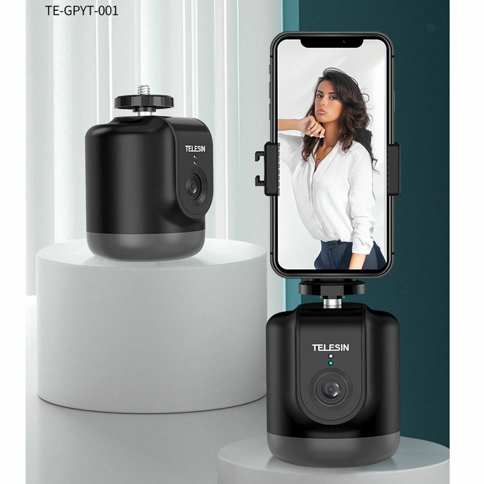 Smart Face Tracking Gimbal Camera Holder 360 Degree Follow Smartphone Vlog