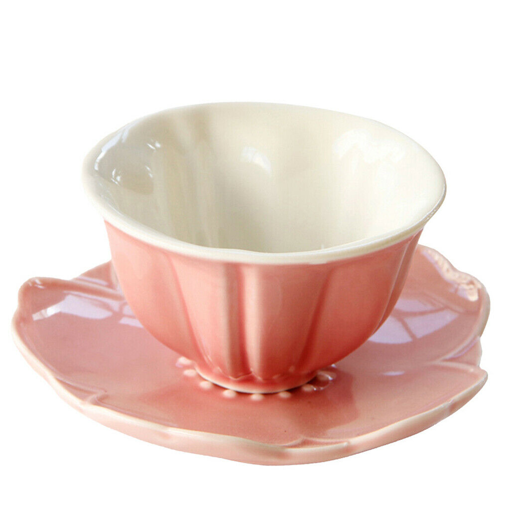 Ceramic Cup Coffee Mug Instrument Sakura Mug with Saucer Creative Gift