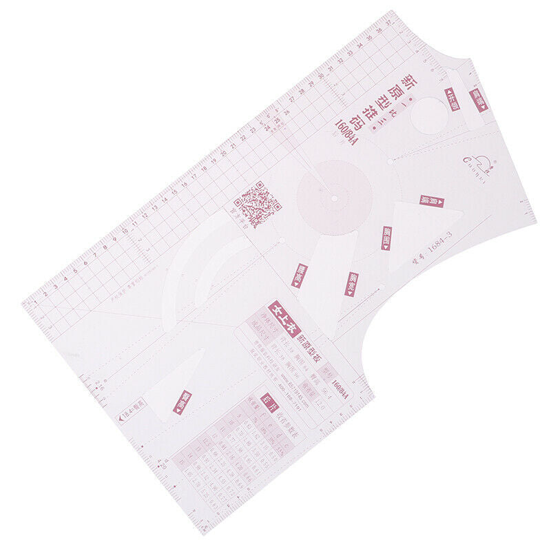 1:3 Women Cloth Design Ruler Drafting Template Garment Craft Prototype Rul.l8