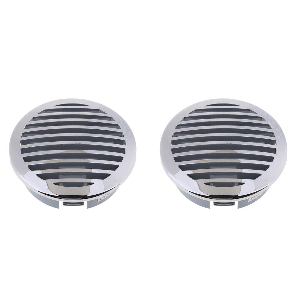 2Pcs 4 inch 100mm 316 Marine Grade Stainless Steel Grill Airflow Vent Cover