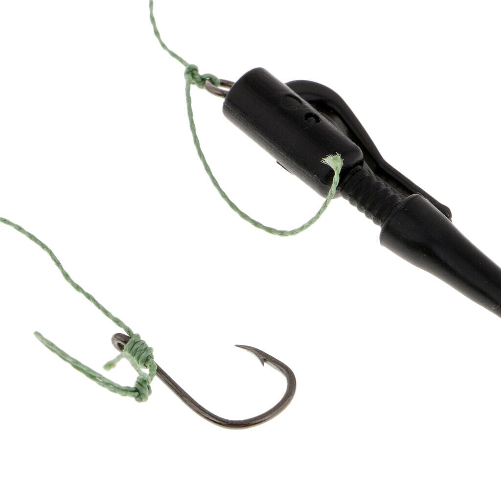 Carp Fishing Hair Rigs Braided Thread Fishing Hook Rolling Swivels 012