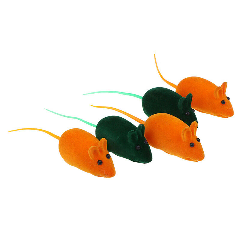 1pcs Rat Year Squeaky Sound False Mouse For Teases Cat Puppy Trainer Soun.l8
