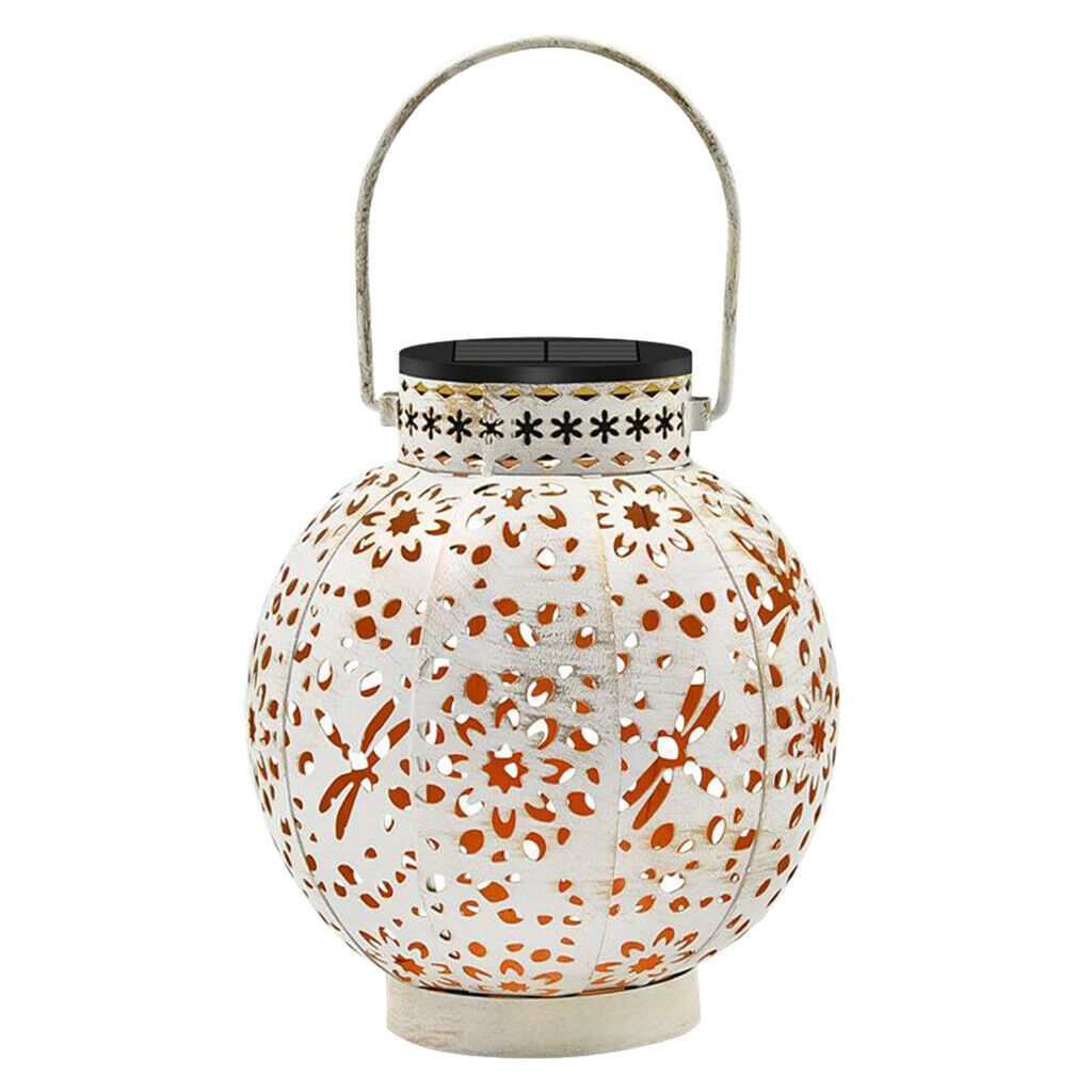 Solar Outdoor Lamp Decorative Hanging Lantern IP65 Waterproof for Garden Patio