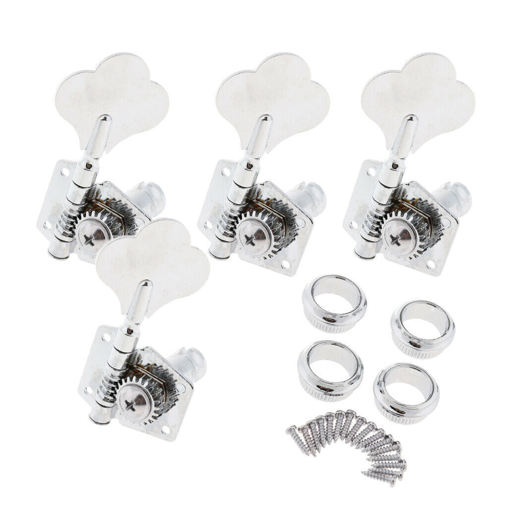 Chrome Machine Head 4R InLine  Guitar-Bass Tuner Tuning Pegs Keys