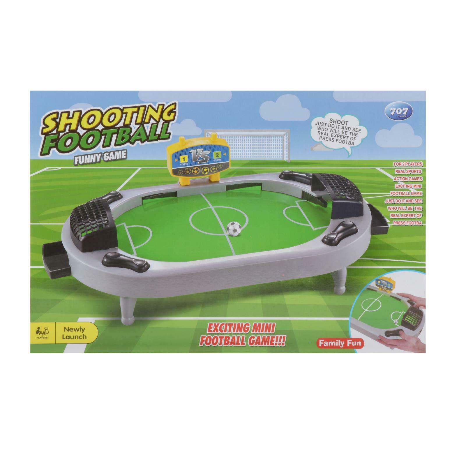 Mini Tabletop Soccer Machine Board Interactive Game Football Sport- 2 Players