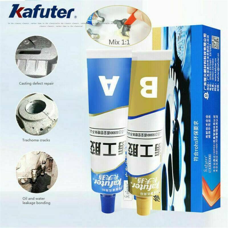 2pcs Kafuter 60g Industrial Heat Resistance Cold Weld Metal Repair Paste US