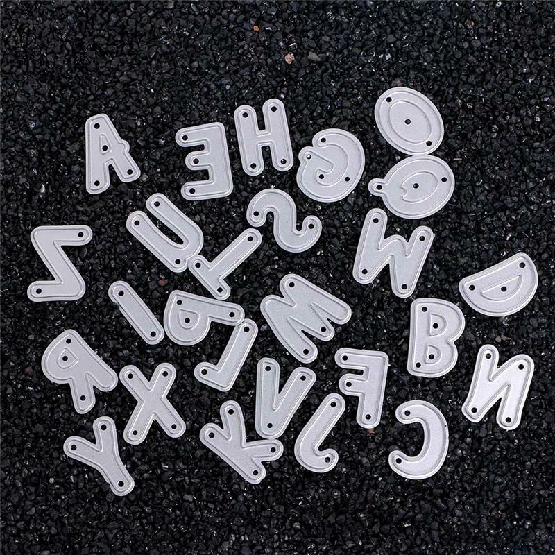 Alphabet Cutting Dies Stencils DIY Scrapbook Album Paper Card Embossing Craft