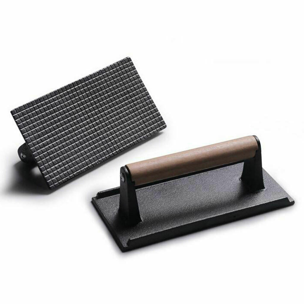 Heavy-duty Bacon Press Meat Grill Press Patty Maker for Pan Oven Skillet