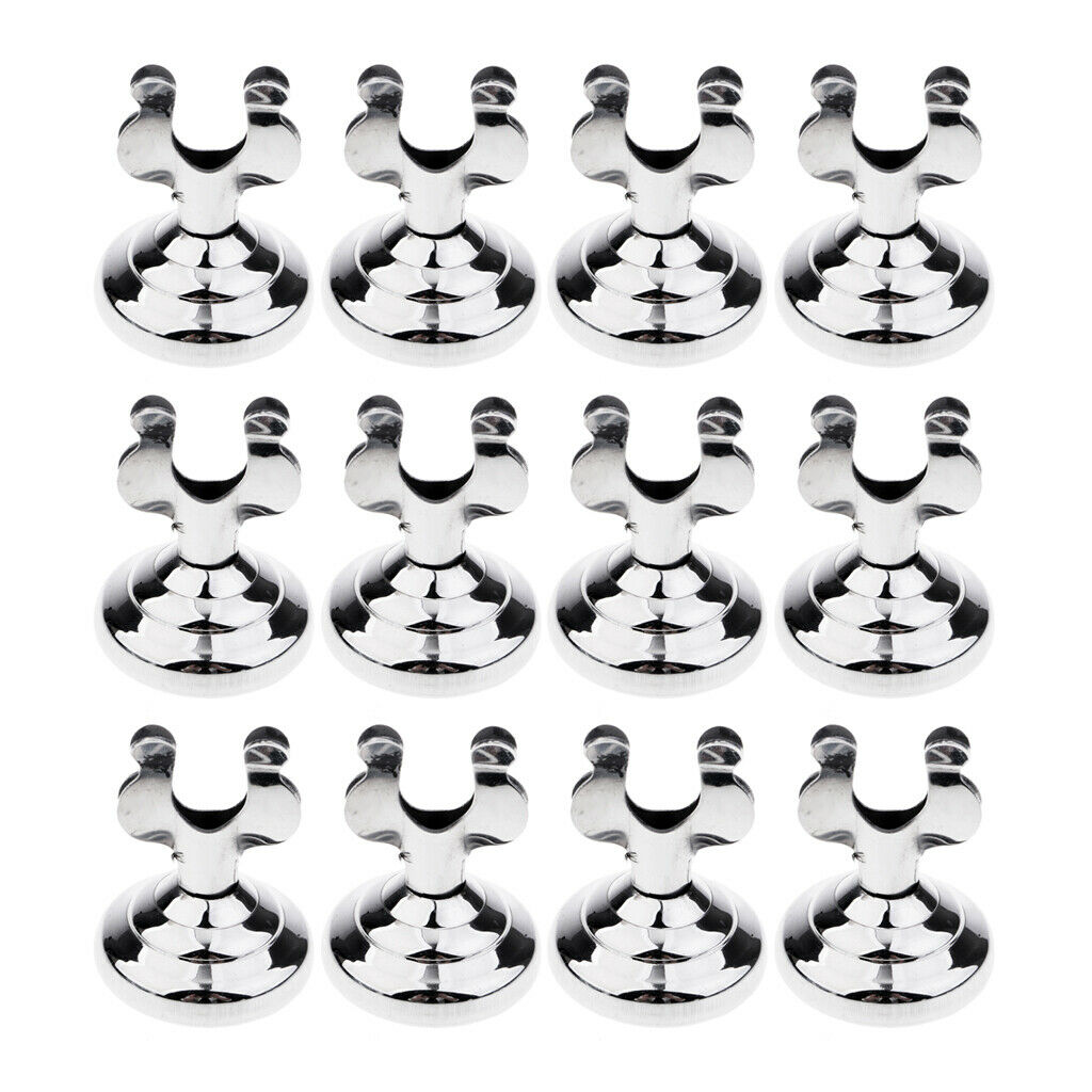 12pcs U Shaped Desk Table Card Holder Modern Stylish Number Stand Holder