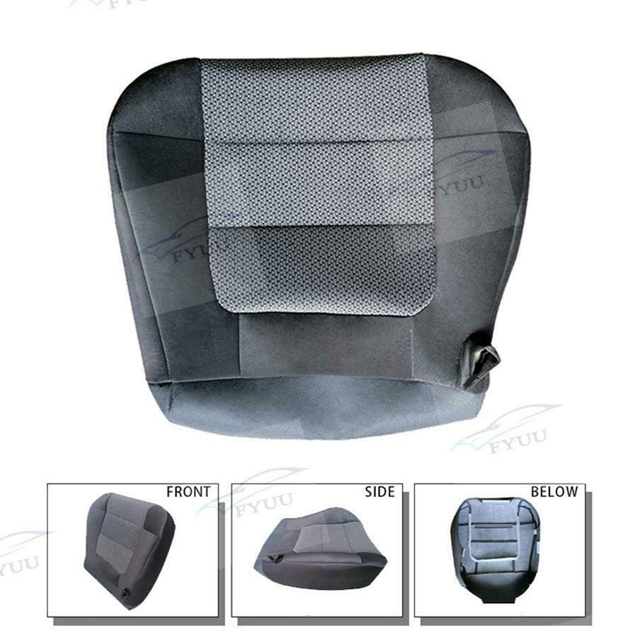 For Ford F150 2001-03 Driver Side Bottom Replacement Cloth Seat Cover Steel Gray