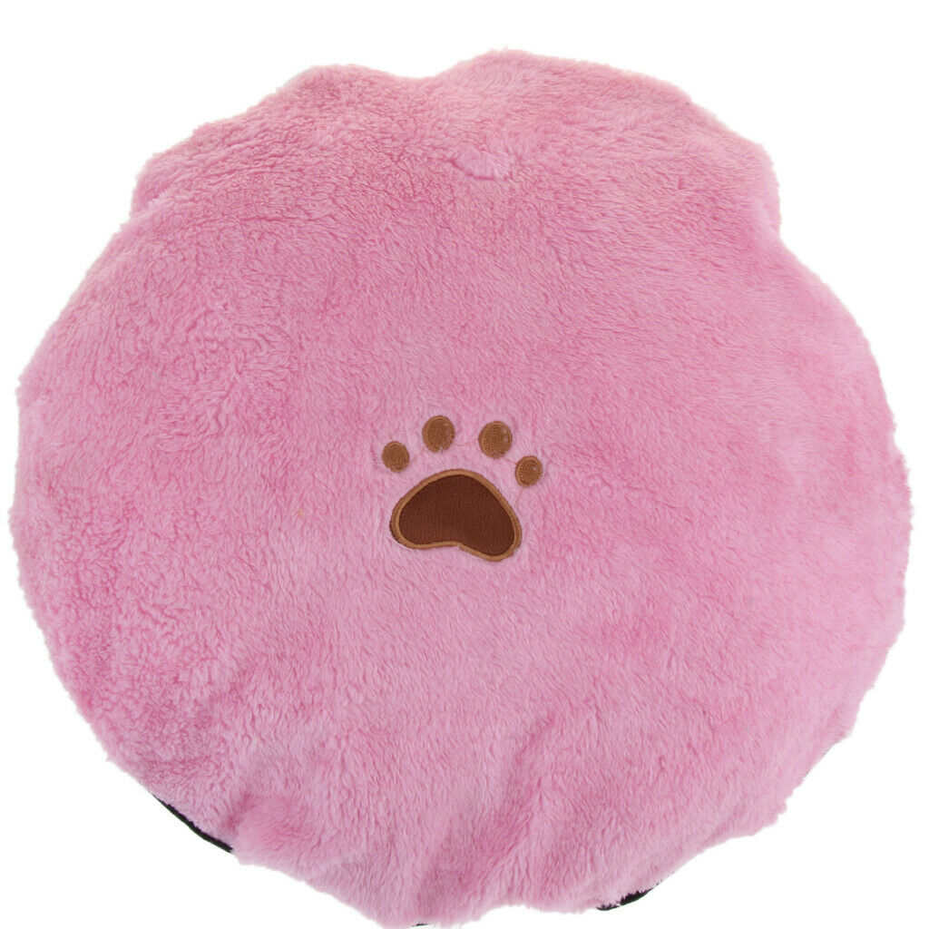 Pet Winter Warm Nest Cat Kitten Dog Kennel Bed Sofa Sleeping Bag Pad Pink