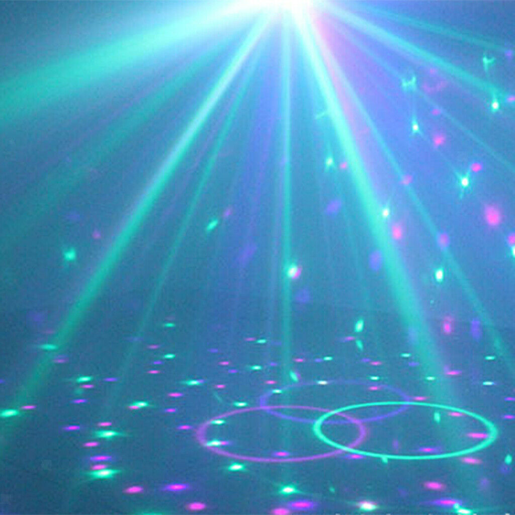 9 Color Disco  Digital LED RGB Crystal Magic Ball Effect Light