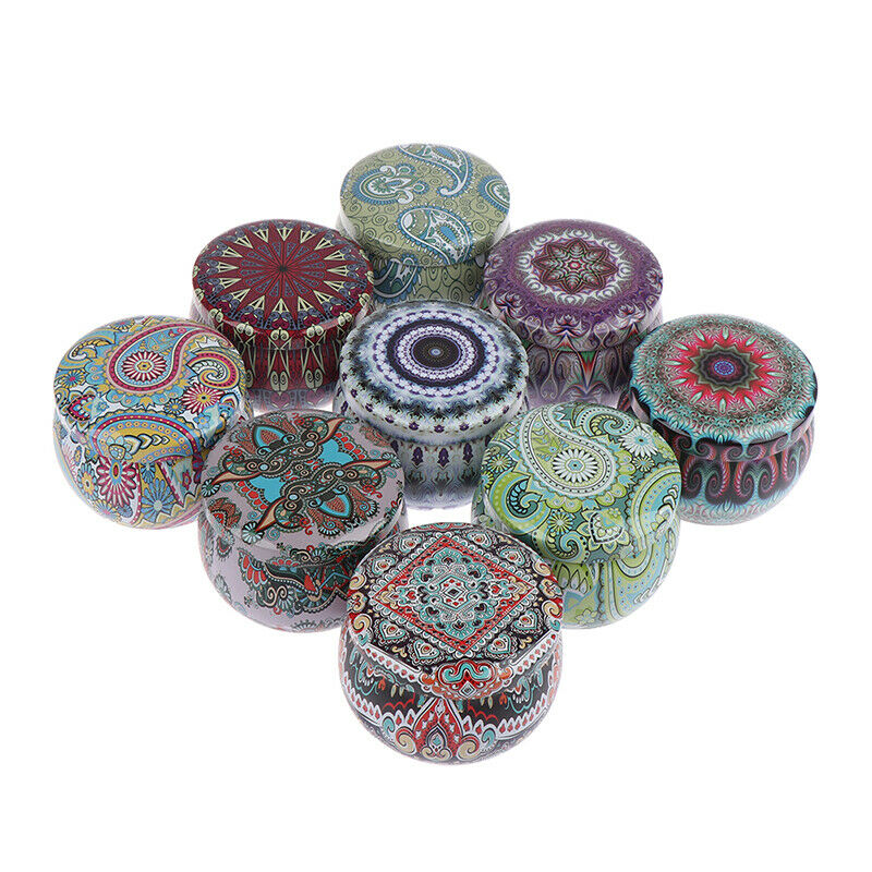 1X Candle Tin Jars DIY Candle Making Holder Storage Case Empty box Tin Ca.l8
