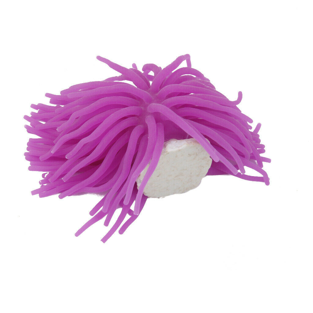 Silicone Coral Decor +20cm Plants For Aquarium