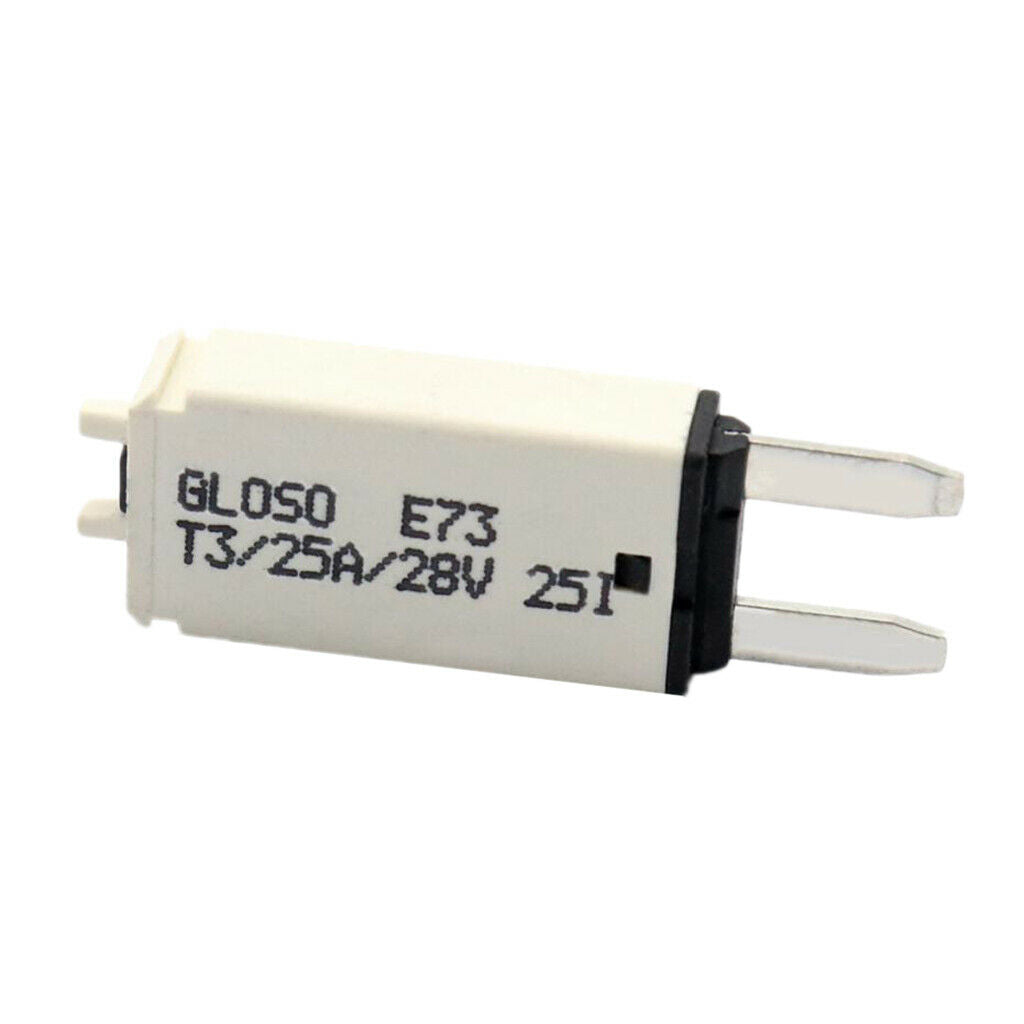 2 Pieces 12-24V Car Boat Circuit Breaker Samll Blade Fuse Resettable 15A+25A