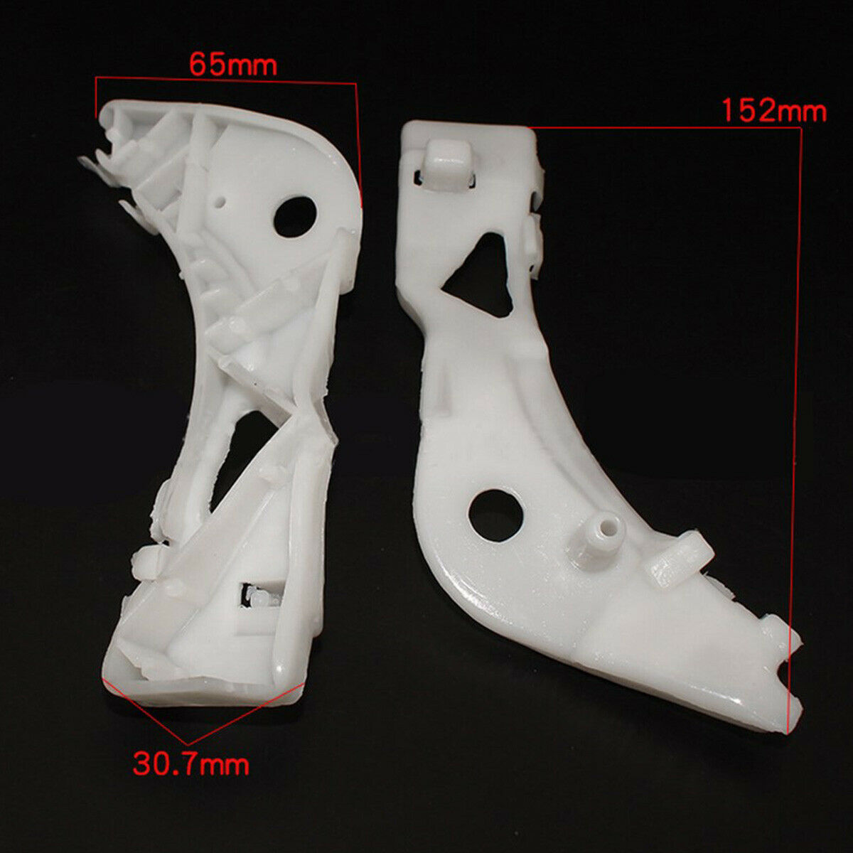 1 Pair Plastic Motorcycle Bumper Bracket Parts Replacement For Mazda 6 2003-2008
