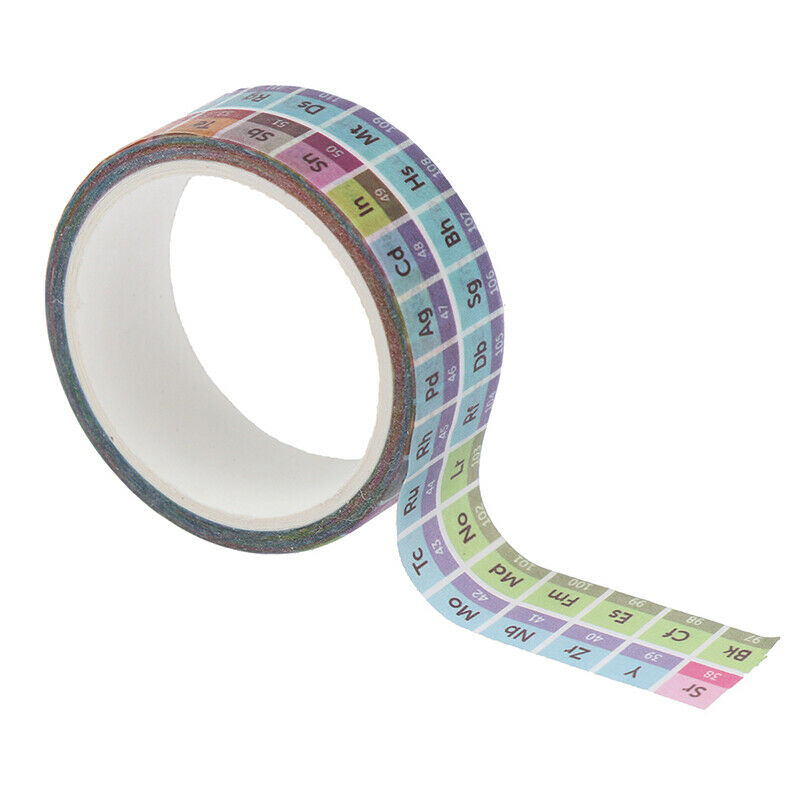 15mm*5m periodic table of the elements adhesive tape DIY scrapbooking sti.l8