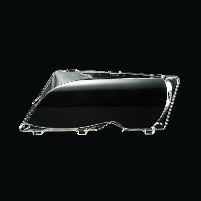 Left Side Headlight Headlamp Cover Plastic For BMW 3-Series E46 Sedan 2001-2005