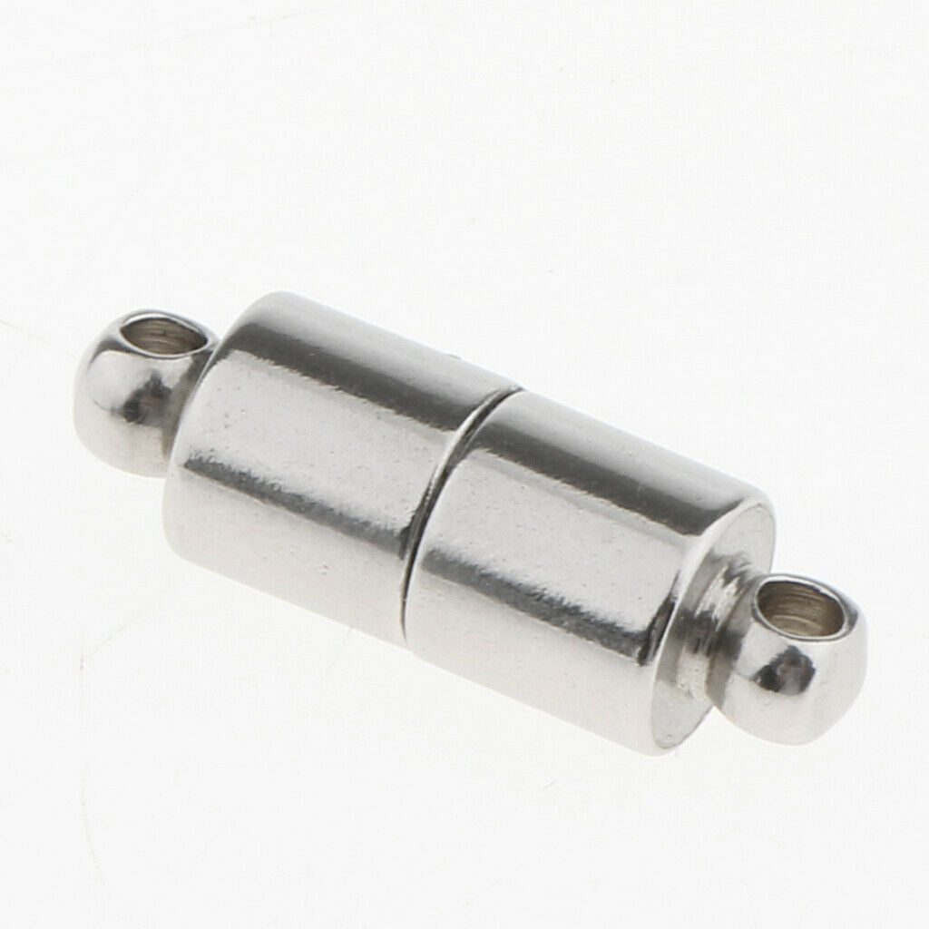5x Tube Magnetic Lock Jewelry Clasp End   for Leather Cord Bracelet