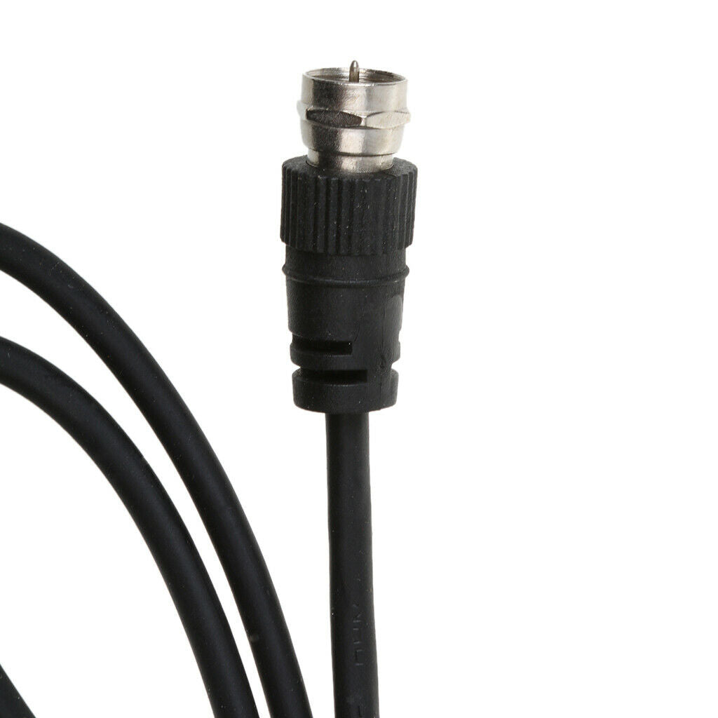 Rabbit Ear Digital Ready TV Antenna HDTV VHF UHF with Coax Cable