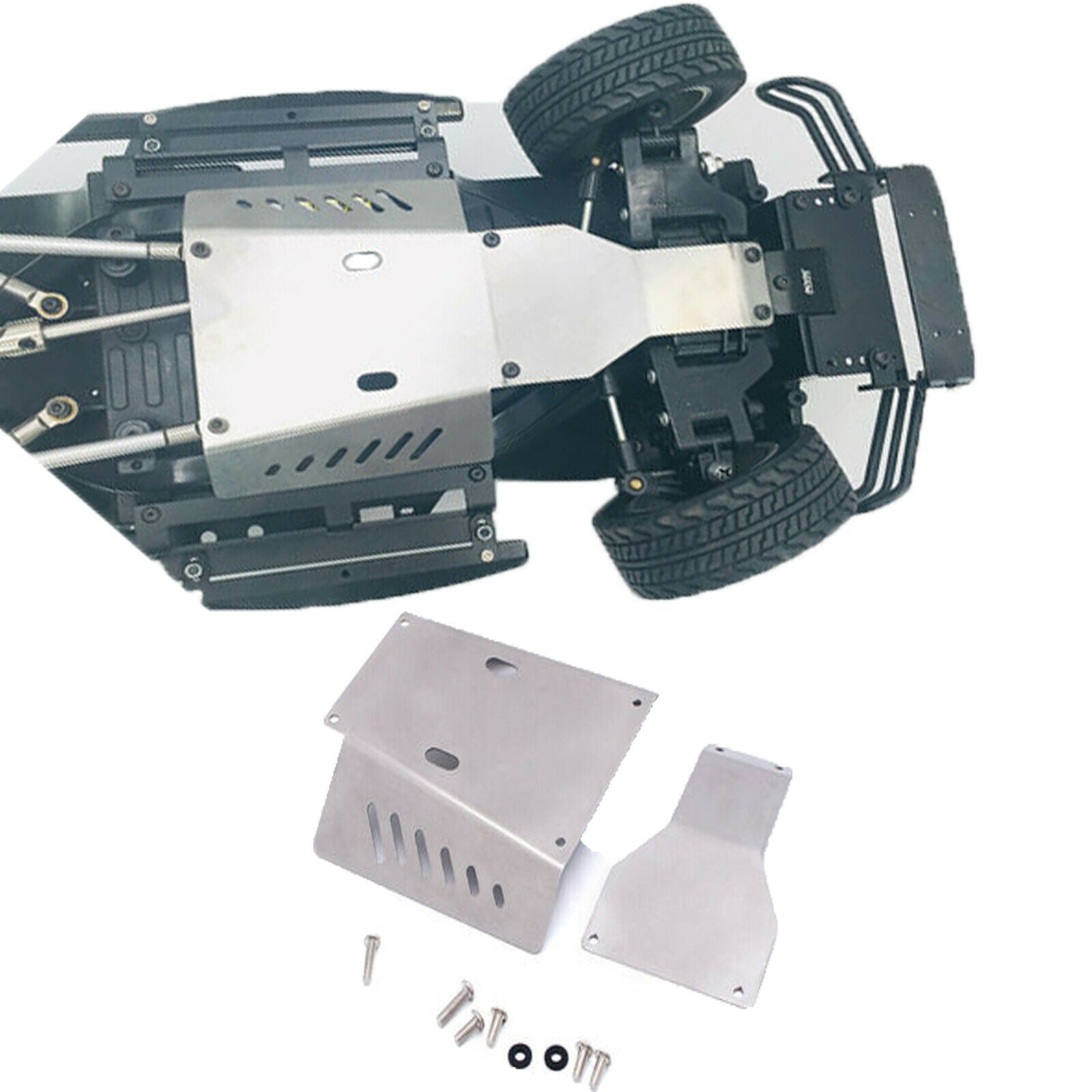For TAMIYA CC01 RC Car Stainless Steel Chassis Armor Guard Plate Upgraded Parts