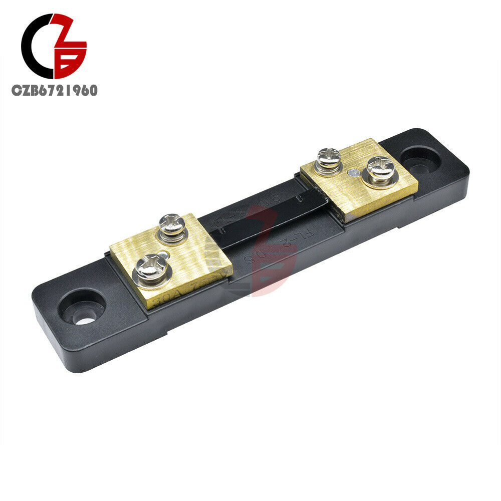 FL-2 Shunt 75mV 30A DC Current Shunt Resistor for Amp Meter Panel Meter Ammeter