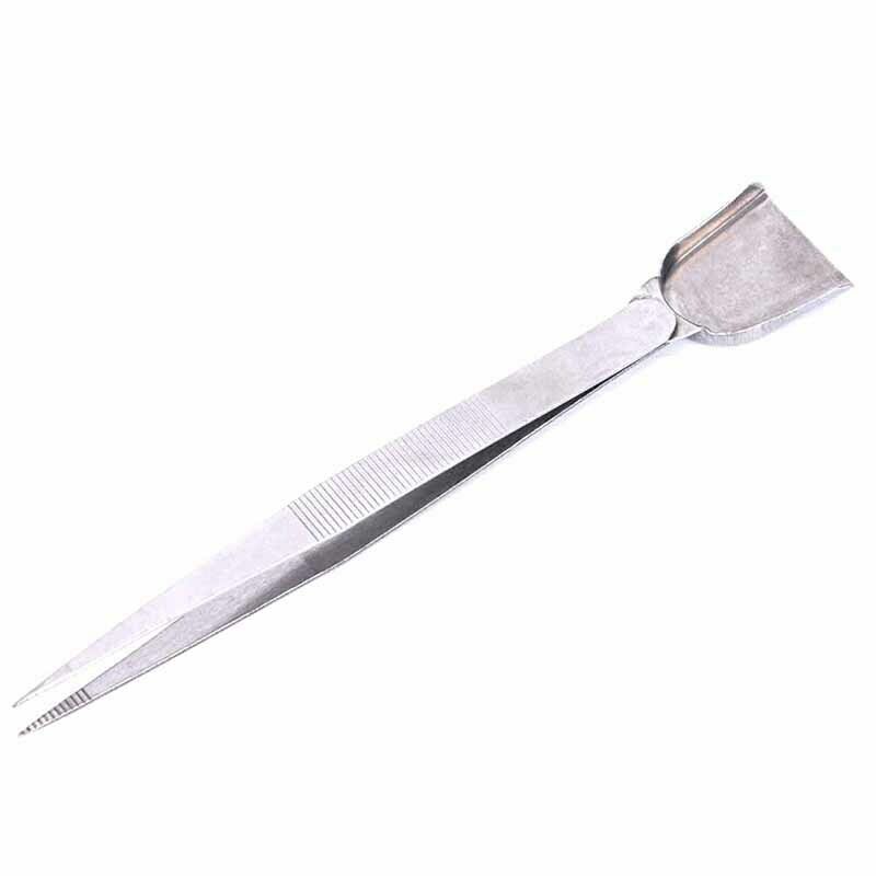 Professional Diamond Tweezers With Scoops Shovels For Gem Beads Jewelry T.l8