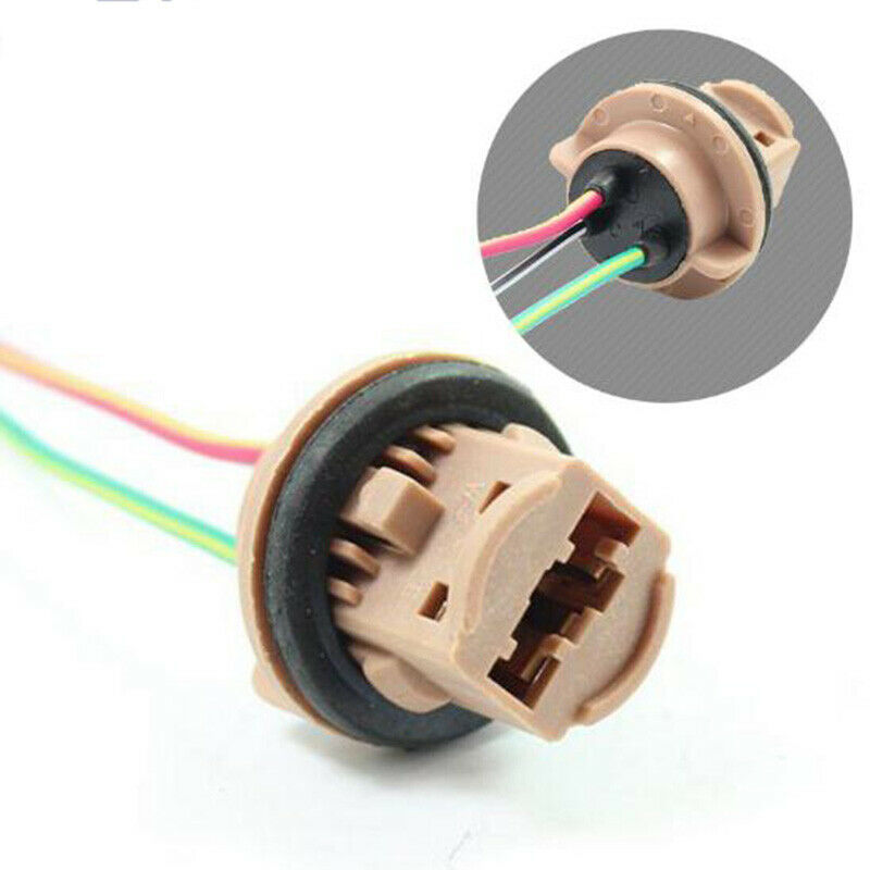 T20 7443 Bulbs Socket Brake Turn Signal Light Harness Wire LED Tail Plug .l8